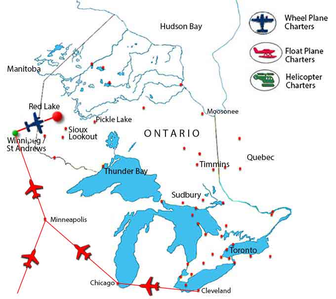 USA Winnipeg Charter Flights